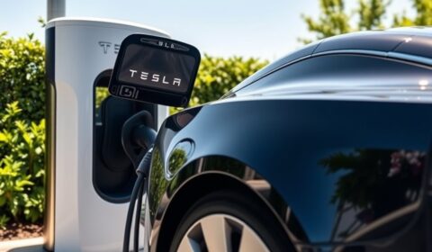 charge non tesla at supercharger