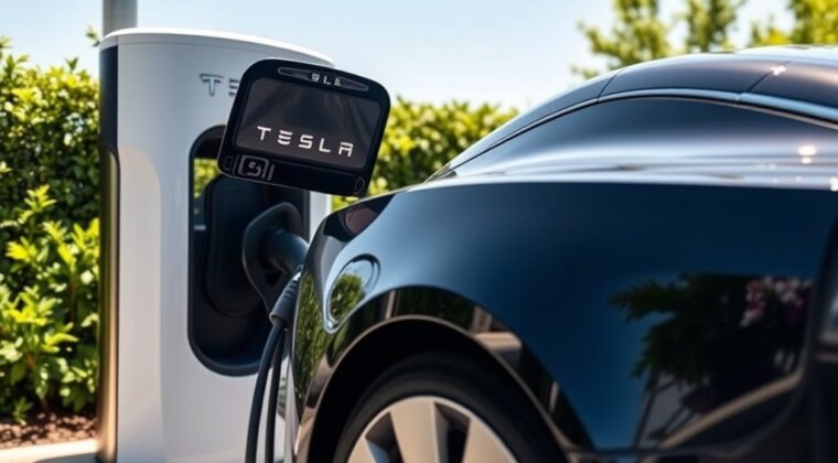 charge non tesla at supercharger