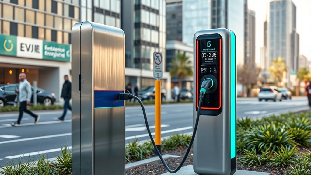 electric car charging process