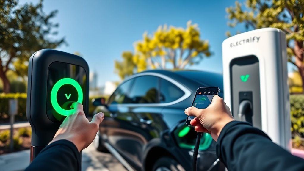 initiate ev charging process