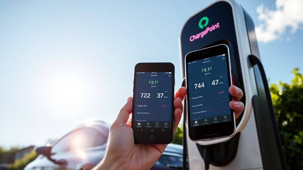 real time ev charging updates