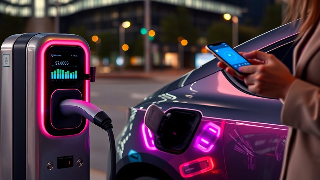 track ev charging progress