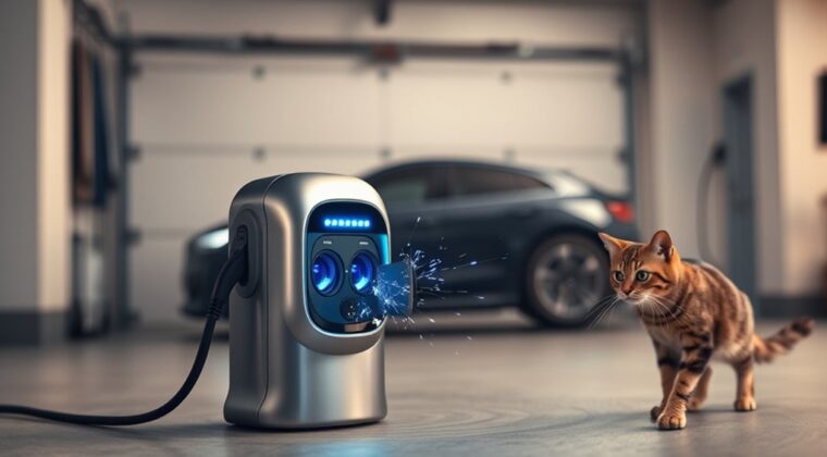 buzzing noise from ev charger
