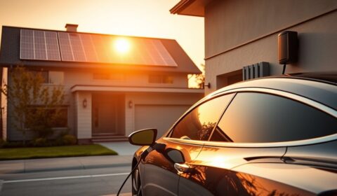charge ev with solar power