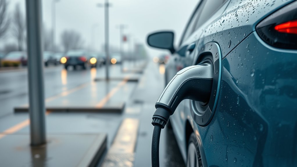 charge safely in rain