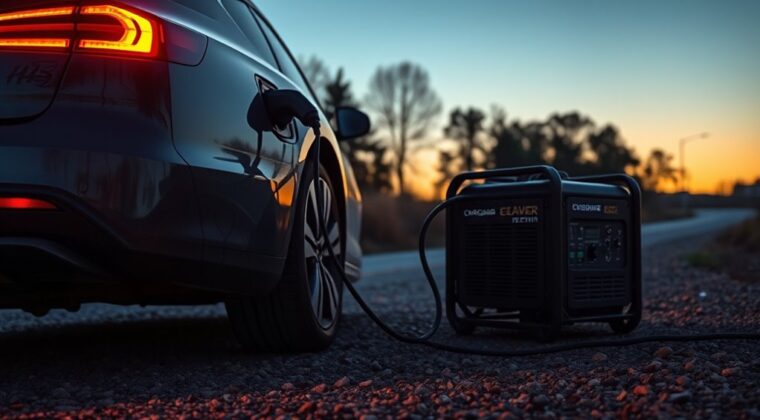 charging ev with generator