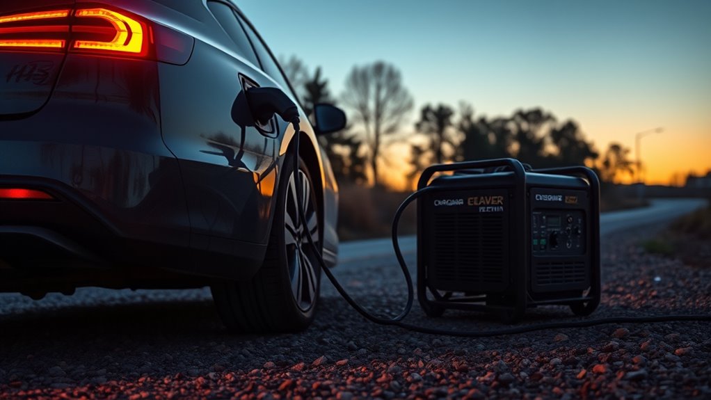 charging ev with generator