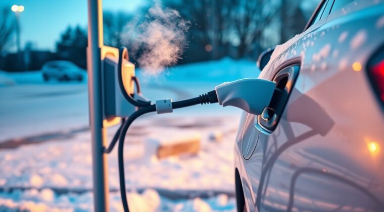 cold weather impacts ev charging
