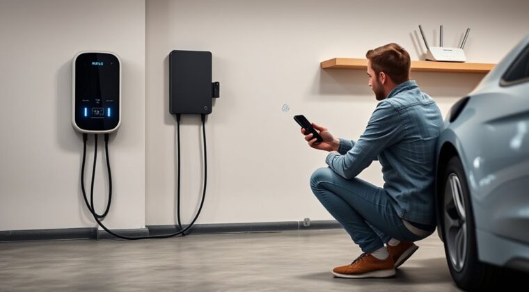 connect ev charger wifi