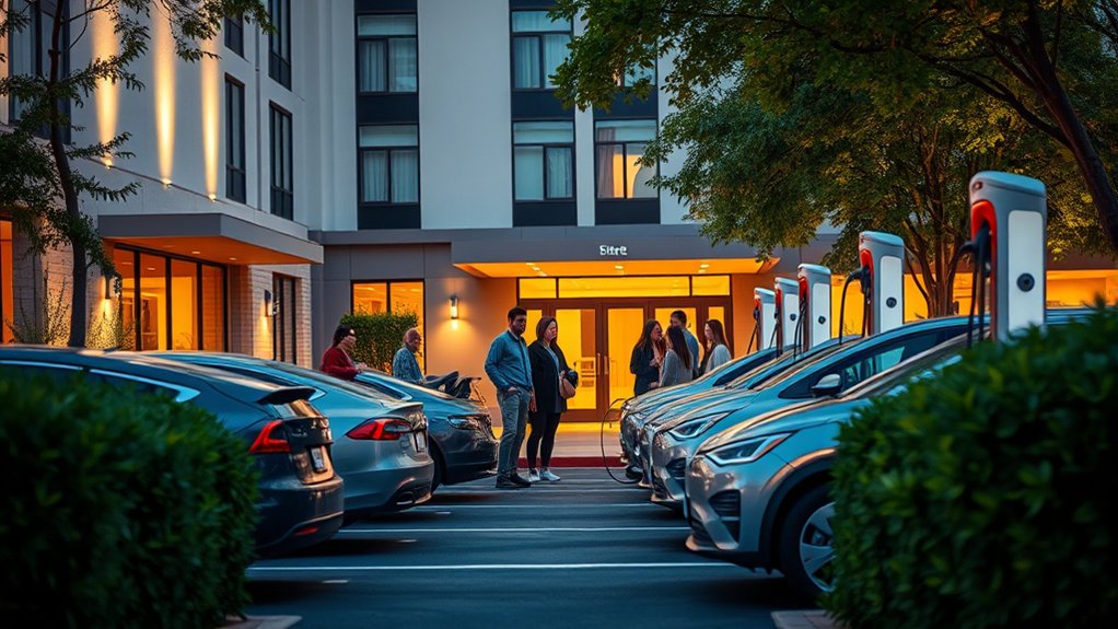 convenient hotel ev charging