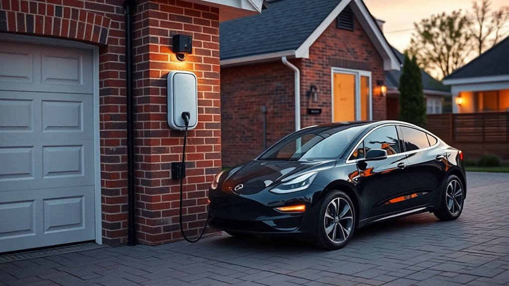 convenient outdoor ev charging