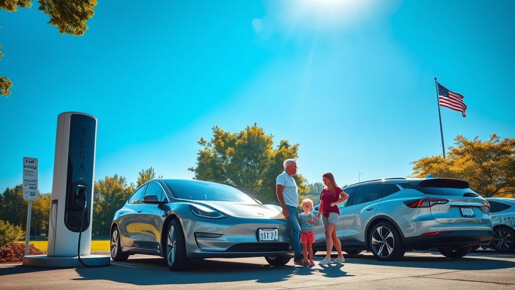 decreasing free ev charging