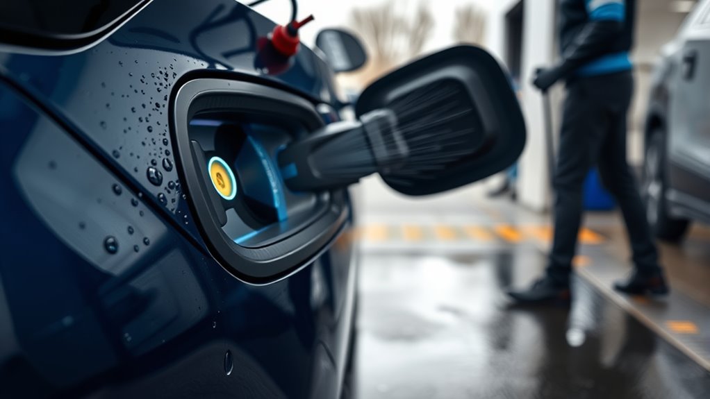electric cars wash safely