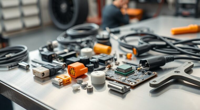 ev charger spare components