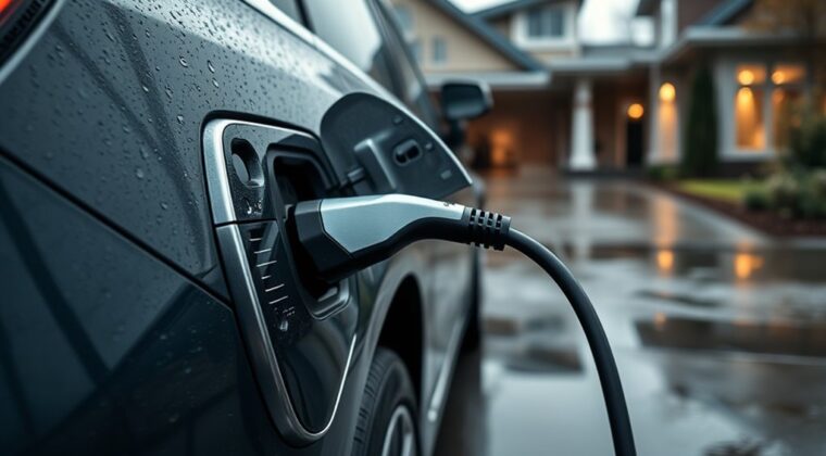 ev chargers are waterproof