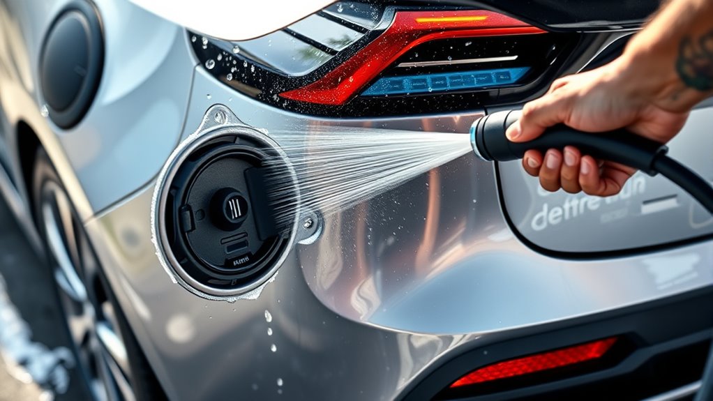 ev charging and car wash safety