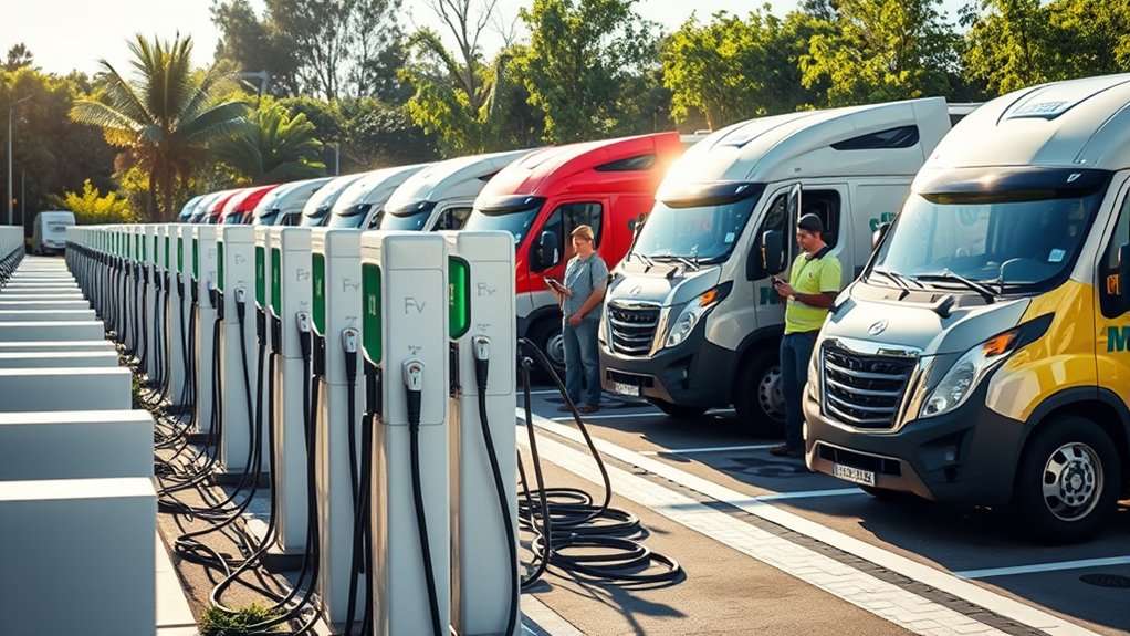 ev charging enhances fleet efficiency