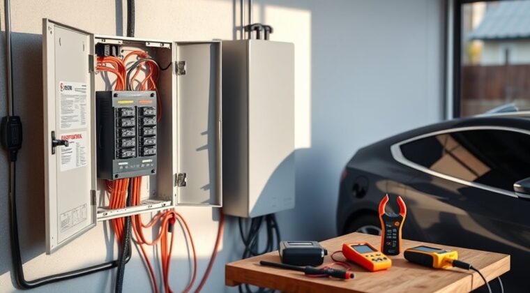 home ev charger sizing
