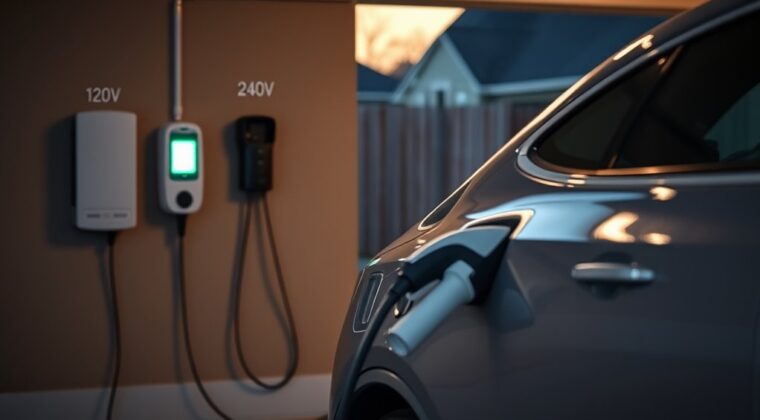home ev charging voltage