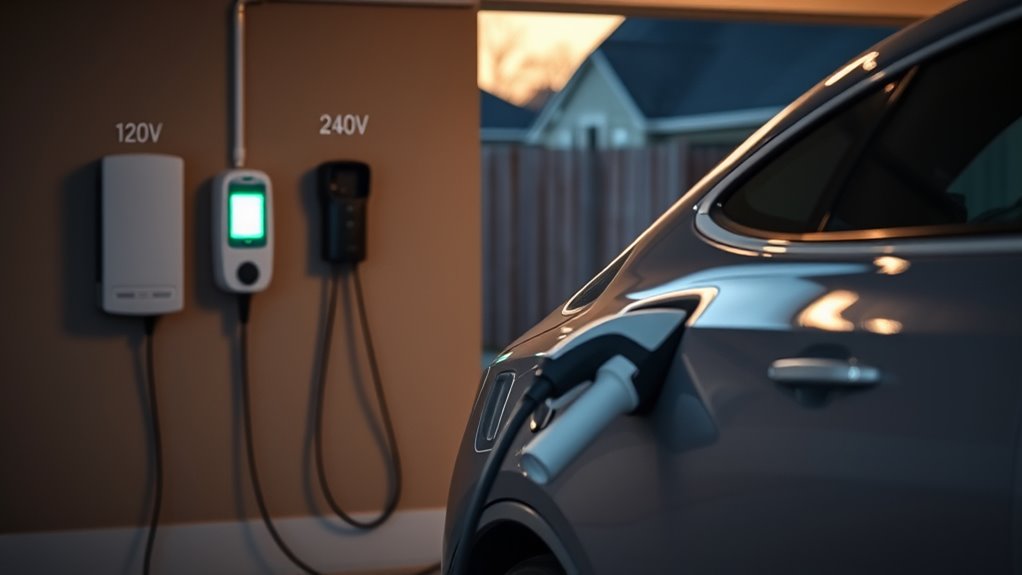 home ev charging voltage