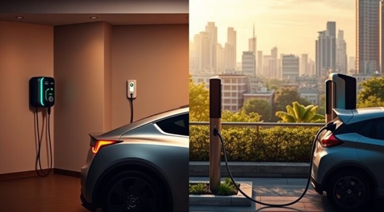 home vs public charging