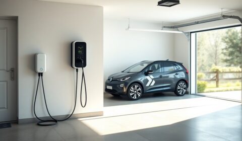 ideal ev charger height