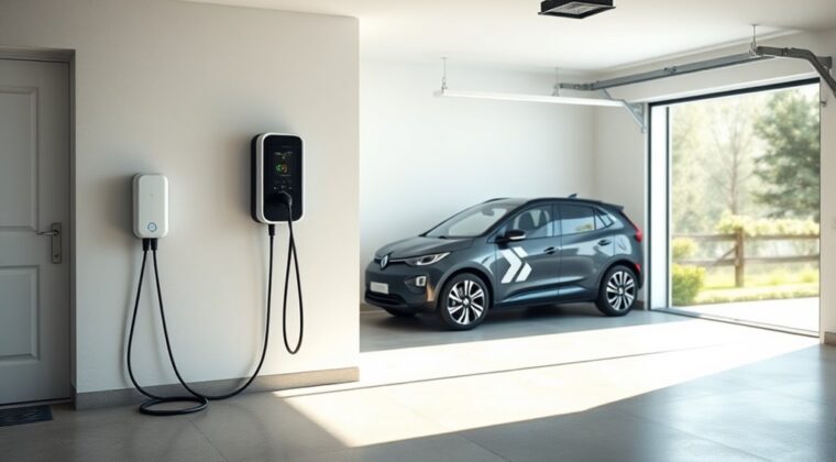 ideal ev charger height