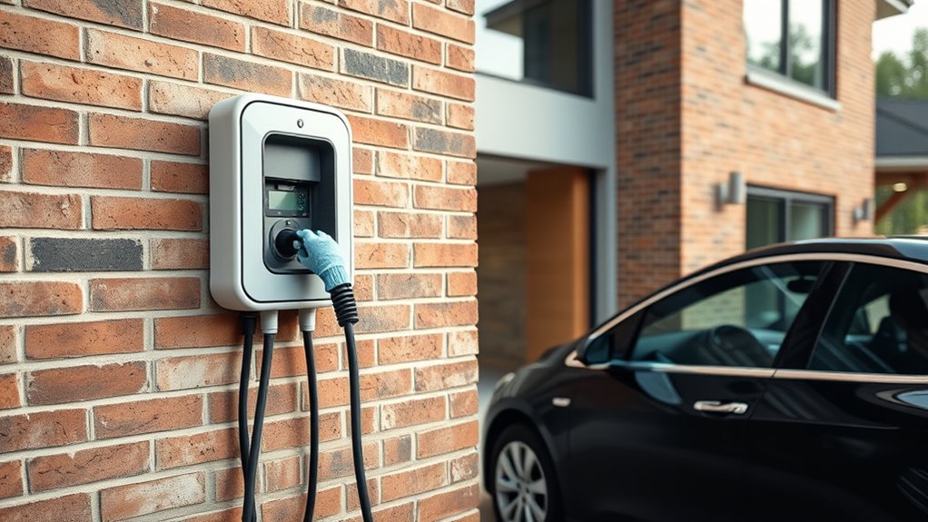 install outdoor ev charger
