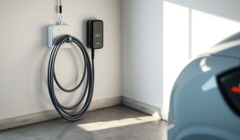 organize ev charging cables