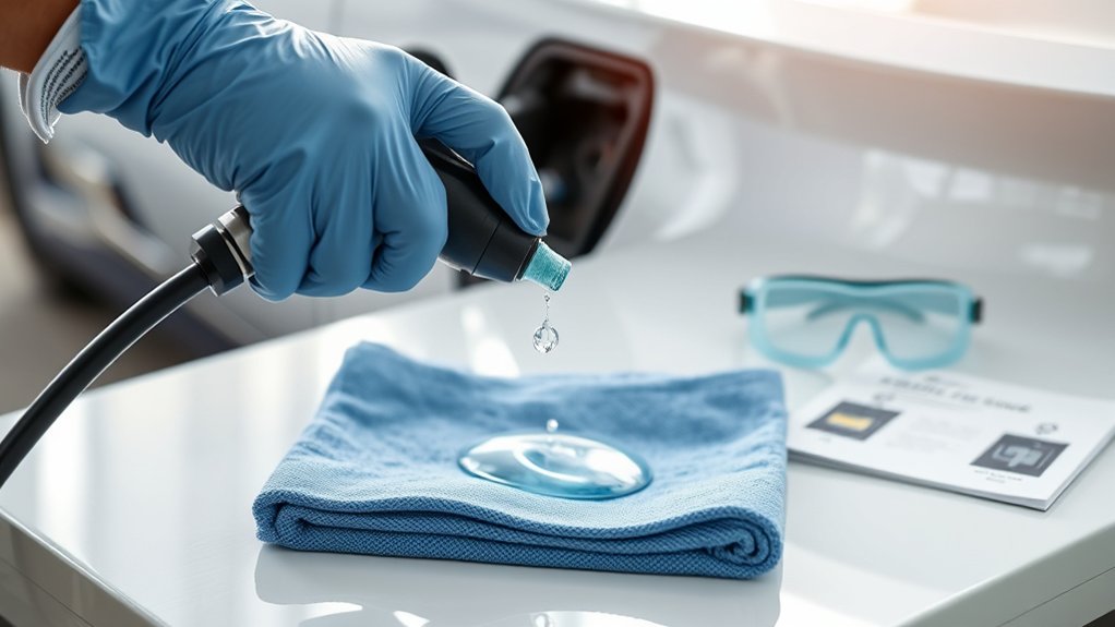 prioritize safety while cleaning