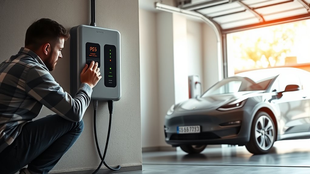 reset ev charger steps