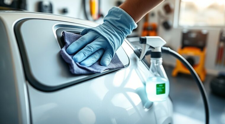 safe ev charger cleaning