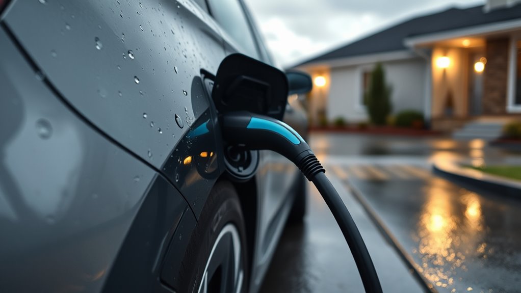 safe ev charging in rain