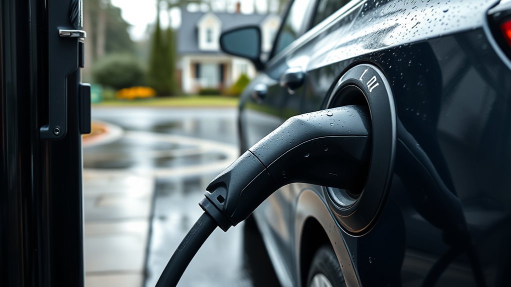 safe ev charging in rain