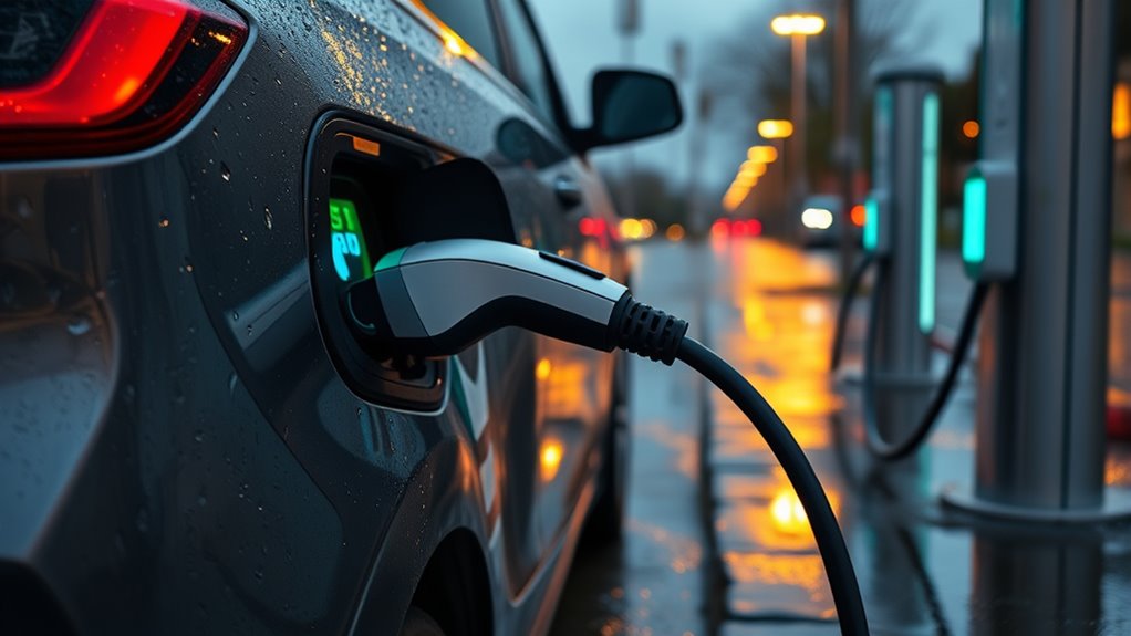safe ev charging in rain