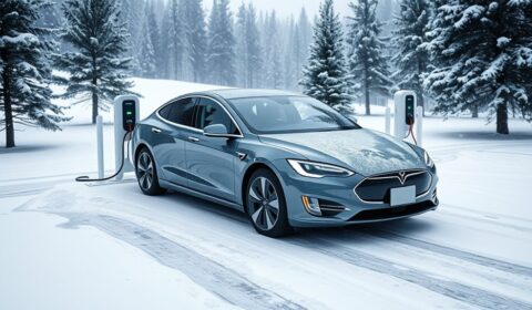 safe ev charging winter