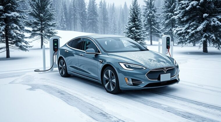 safe ev charging winter