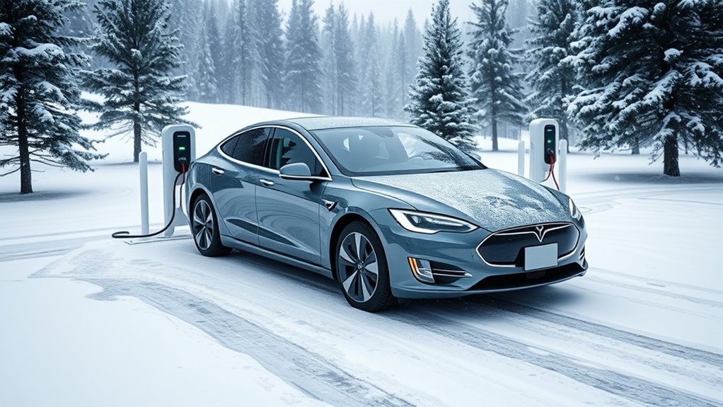 safe ev charging winter