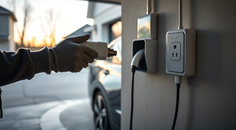 safe home ev charging
