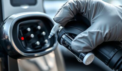 safely lubricate ev connector