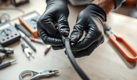 safely repair ev cable