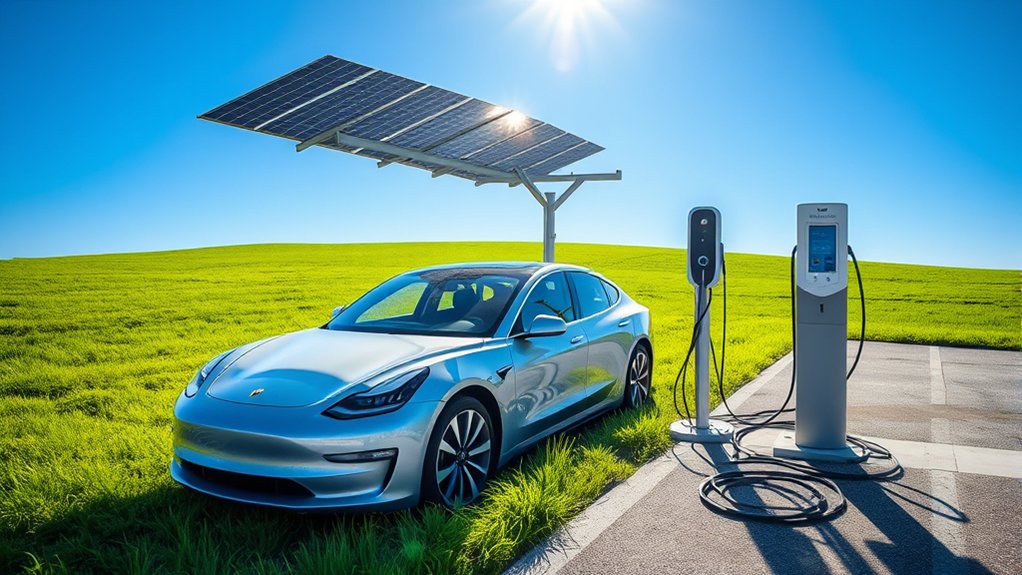 solar powered ev charging benefits