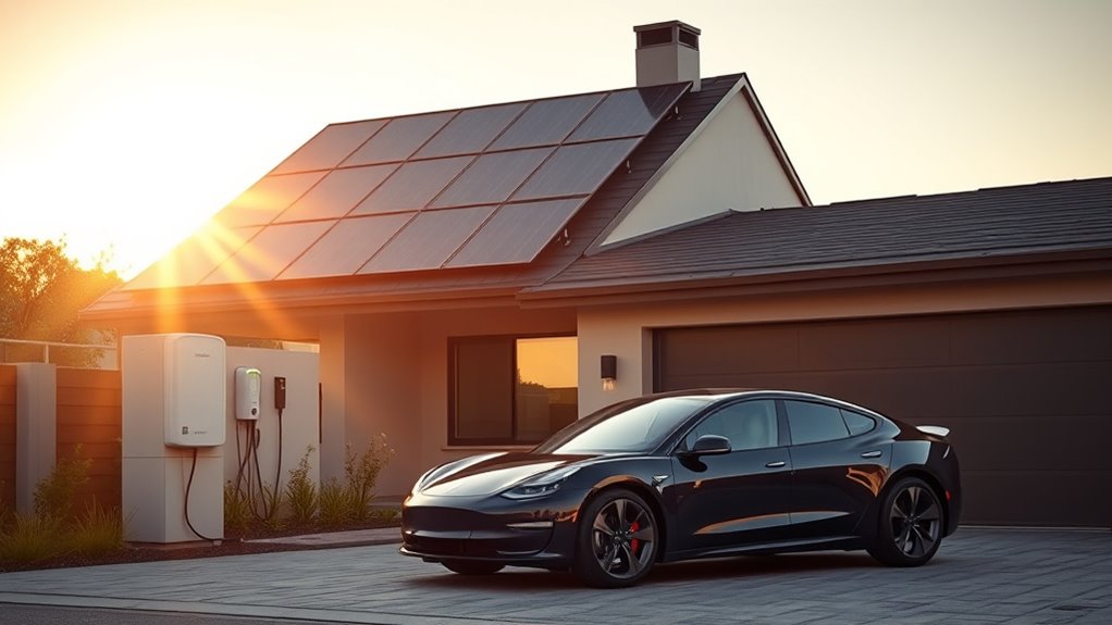 solar powered ev charging system