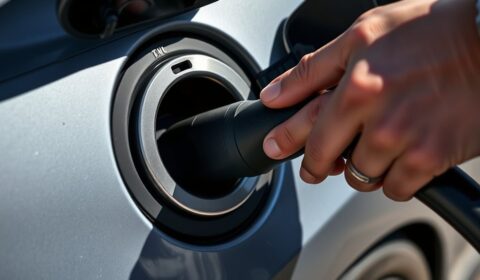 stuck ev charging cable