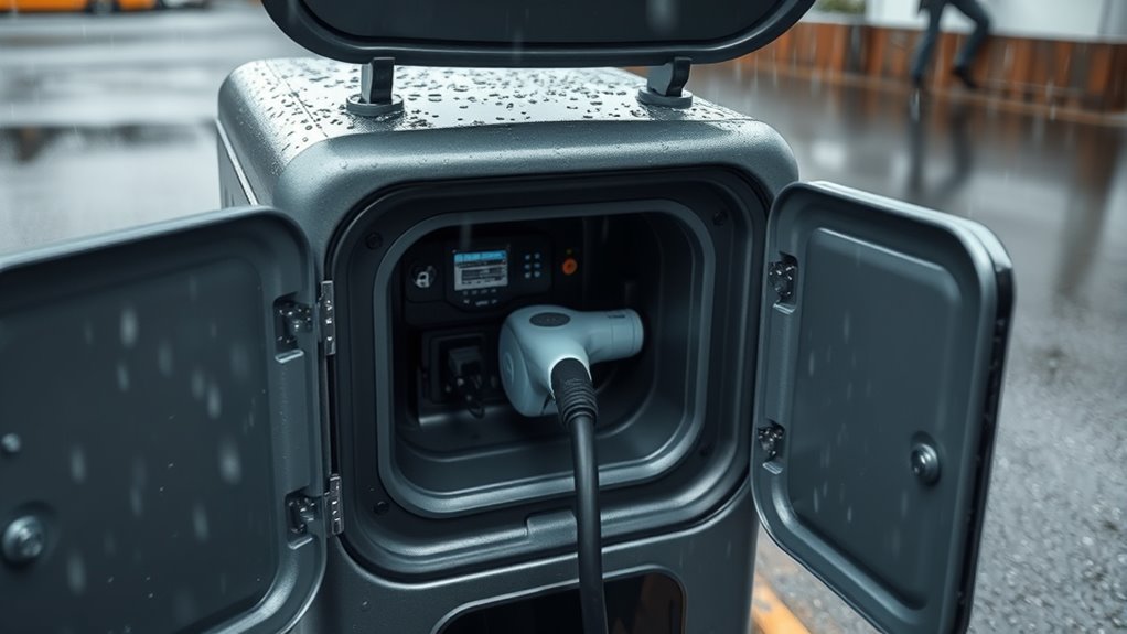 weatherproof ev charger protection