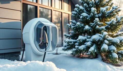 winter ev charger care