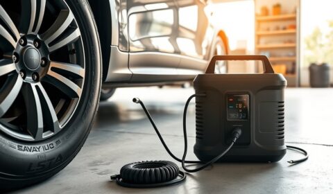 12v inflator with power station