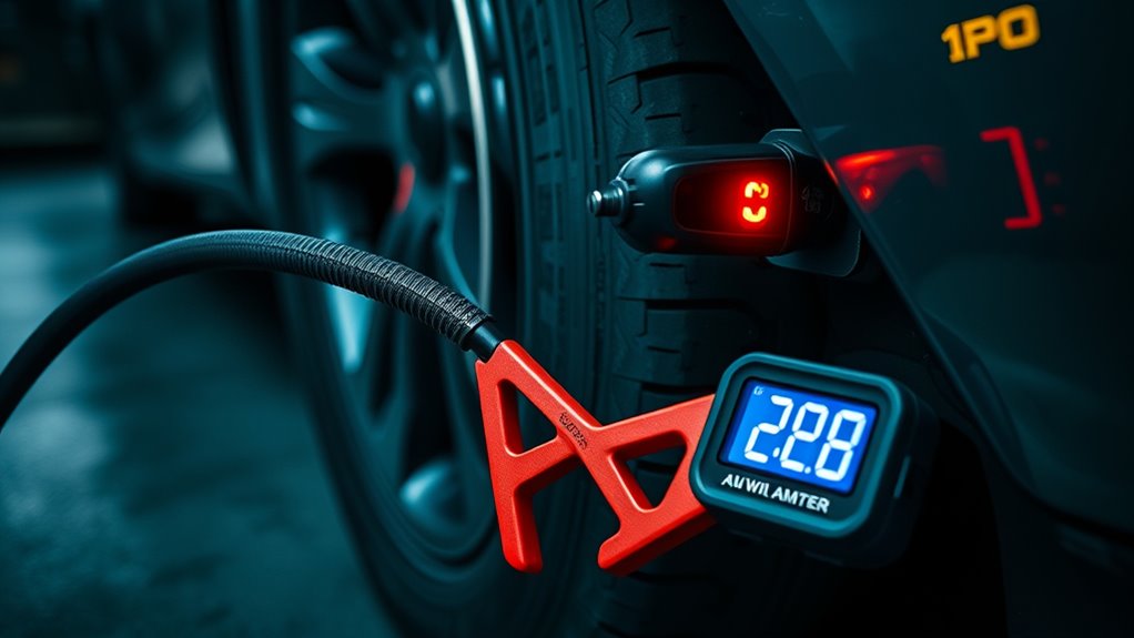 12v tire inflator amperage usage