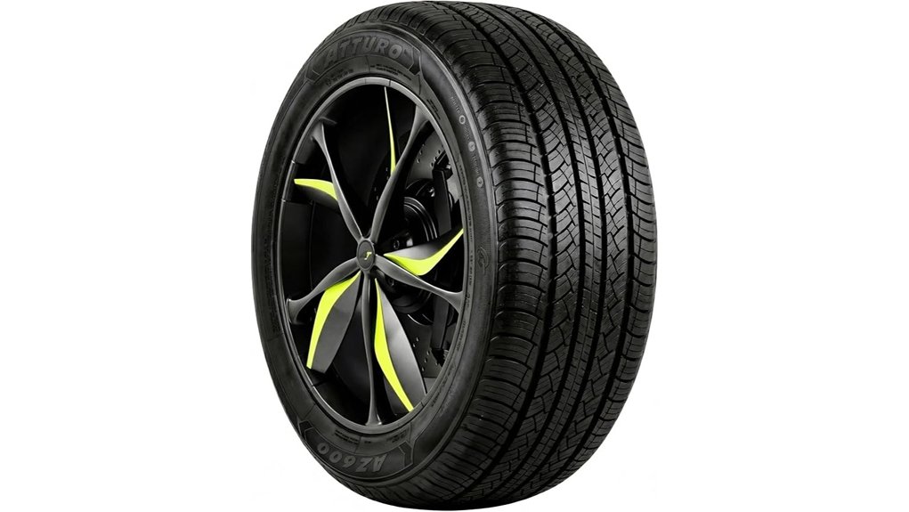 all season touring tire size
