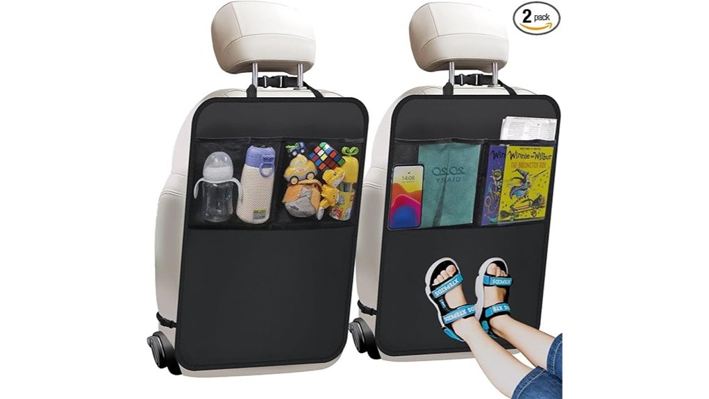 backseat protector kick mats